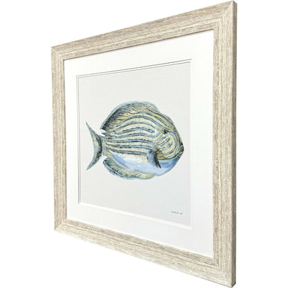 Coastal Bliss III Distressed White Framed Wall Art HomeRoots
