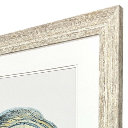 Coastal Bliss III Distressed White Framed Wall Art HomeRoots