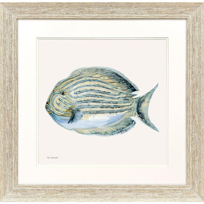 Coastal Bliss III Distressed White Framed Wall Art HomeRoots