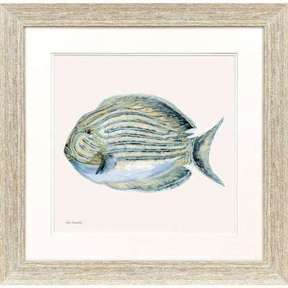 Coastal Bliss III Distressed White Framed Wall Art HomeRoots