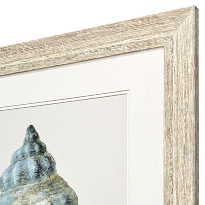 Coastal Bliss IV Distressed White Framed Wall Art HomeRoots