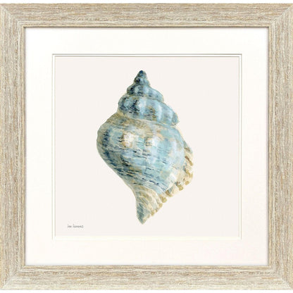 Coastal Bliss IV Distressed White Framed Wall Art HomeRoots