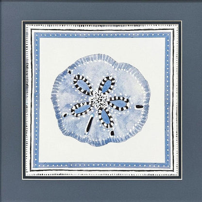 Set Of Two Seaside Blues I White Framed Wall Art HomeRoots