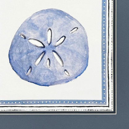 Set Of Two Seaside Blues II White Framed Wall Art HomeRoots