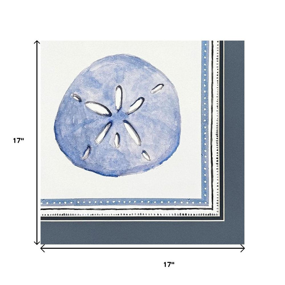 Set Of Two Seaside Blues II White Framed Wall Art HomeRoots