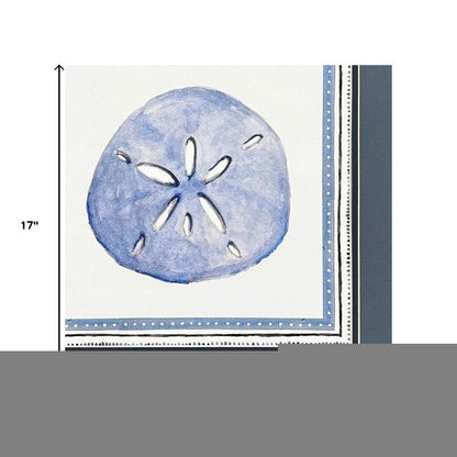 Set Of Two Seaside Blues II White Framed Wall Art HomeRoots