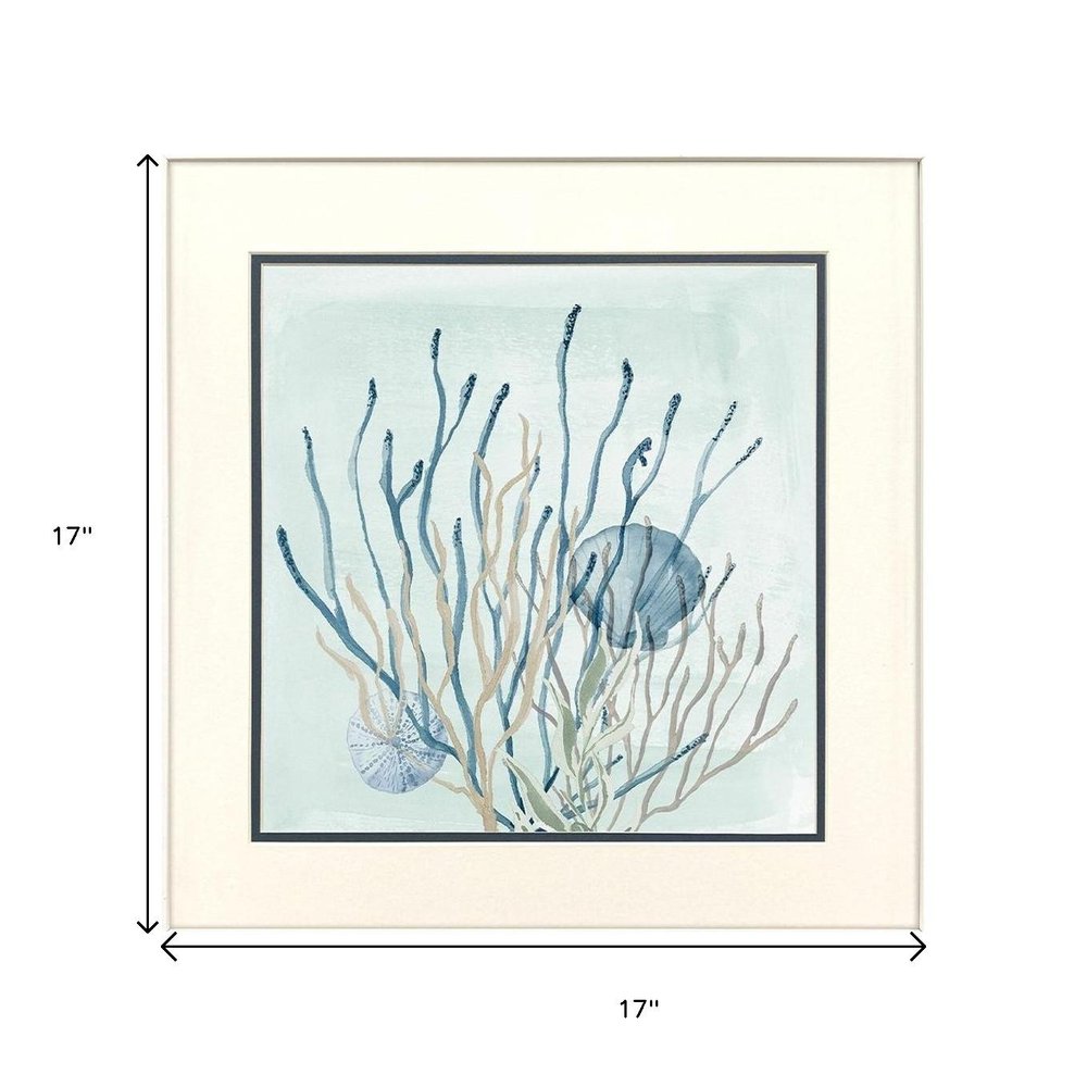 Set Of Two Under the Sea Coral White Framed Wall Art HomeRoots