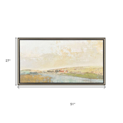 Long Lines Silver Floater Frame Wall Art HomeRoots