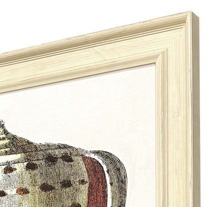 Conch Study II Distressed White Framed Wall Art HomeRoots