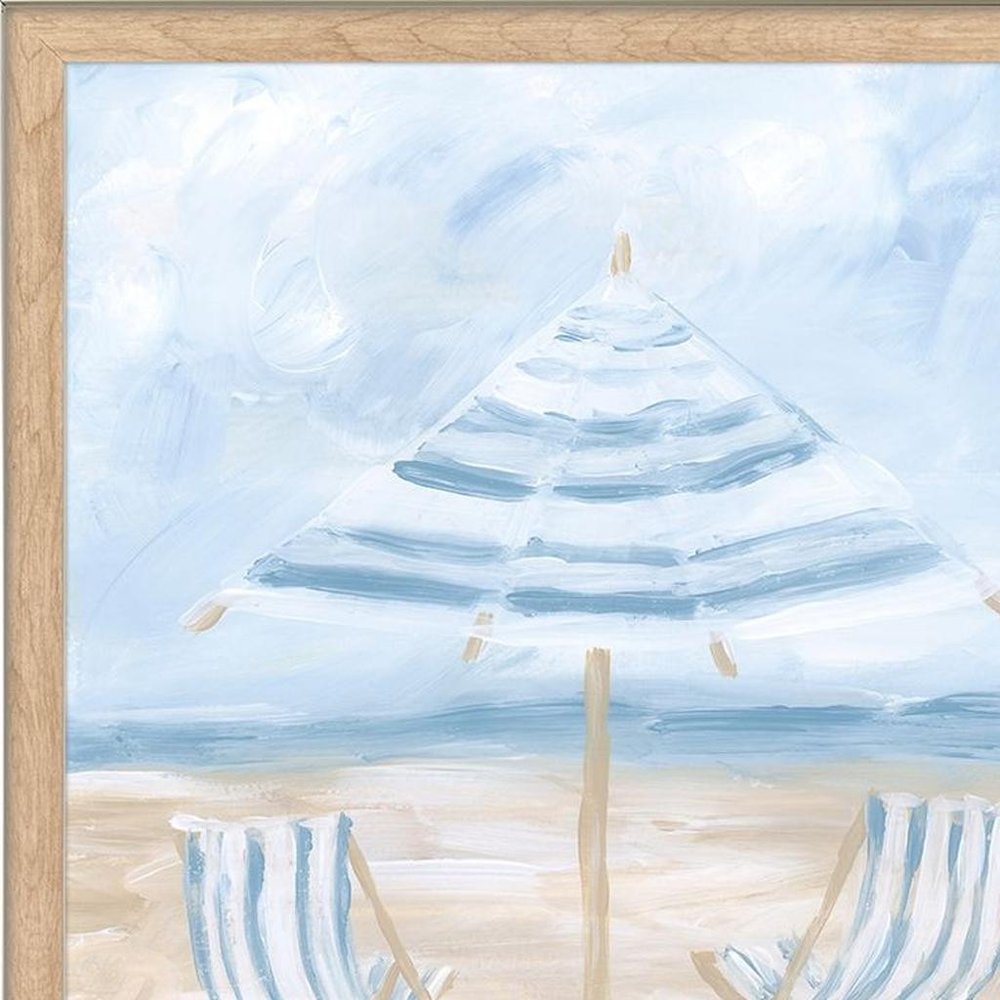 Set Of Two Beaching It White Framed Wall Art HomeRoots