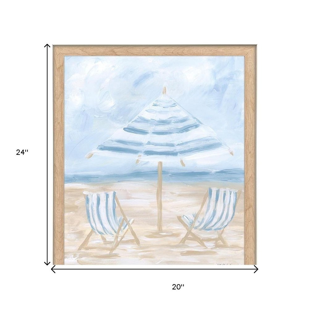 Set Of Two Beaching It White Framed Wall Art HomeRoots