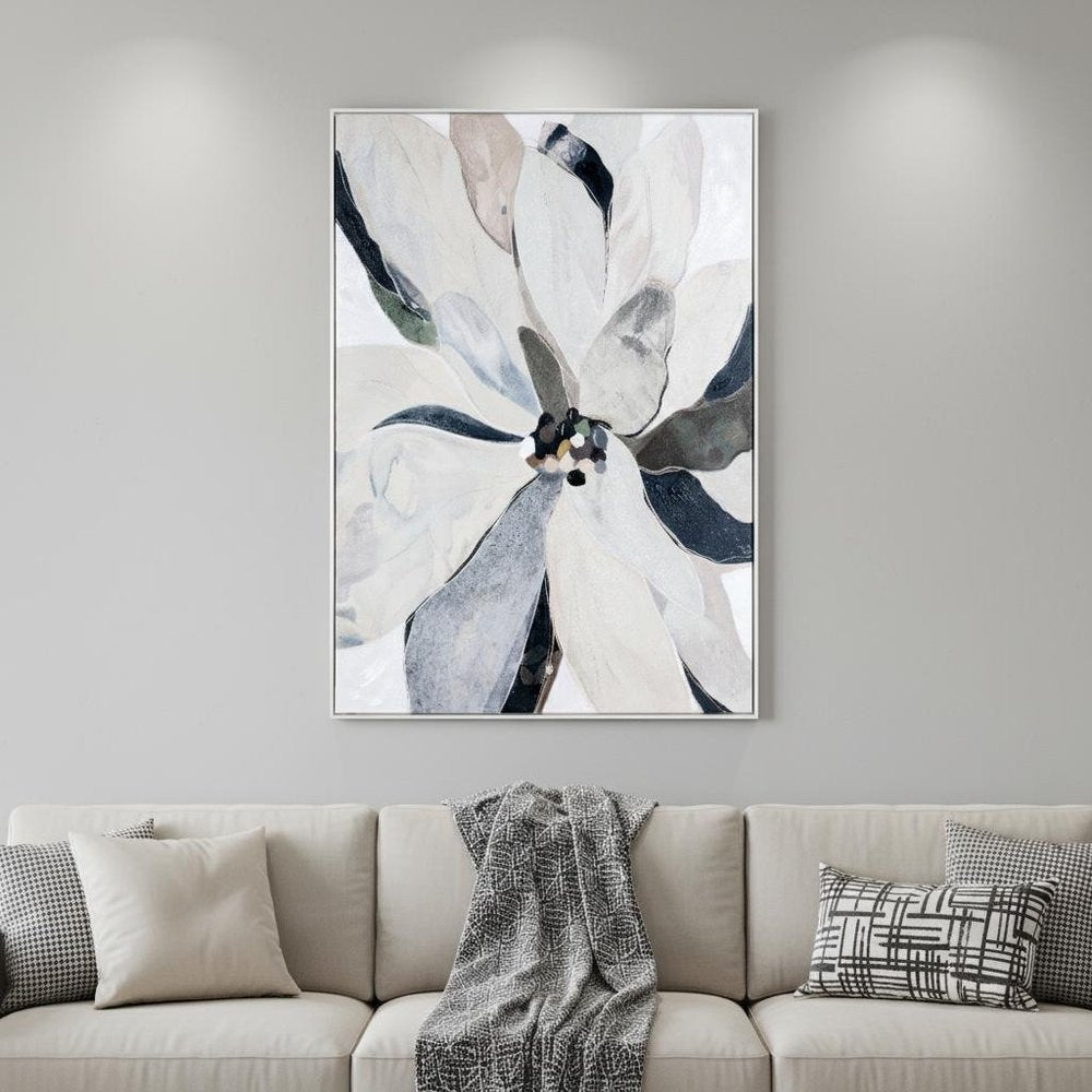 Sonatina I Hand Painted Brown Floater Frame Wall Art HomeRoots