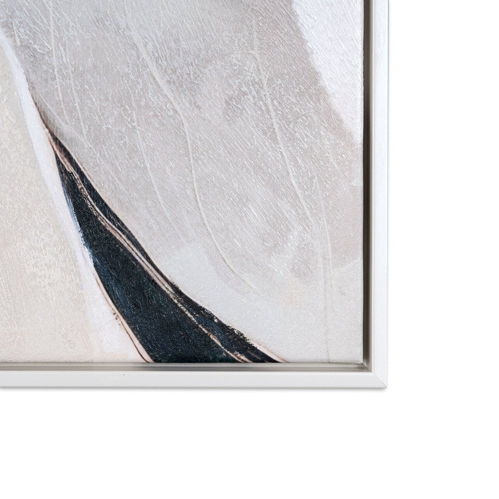 Sonatina I Hand Painted Brown Floater Frame Wall Art HomeRoots