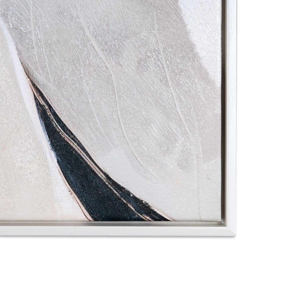 Sonatina I Hand Painted Brown Floater Frame Wall Art HomeRoots