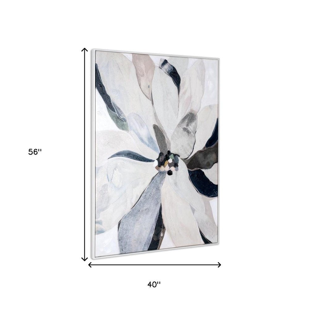 Sonatina I Hand Painted Brown Floater Frame Wall Art HomeRoots