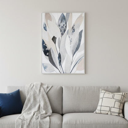 Sonatina II Hand Painted Brown Floater Frame Wall Art HomeRoots