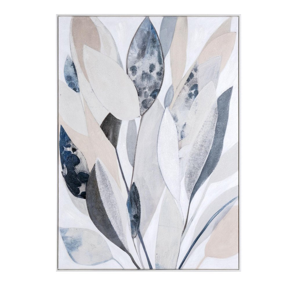 Sonatina II Hand Painted Brown Floater Frame Wall Art HomeRoots