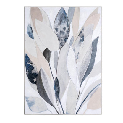 Sonatina II Hand Painted Brown Floater Frame Wall Art HomeRoots