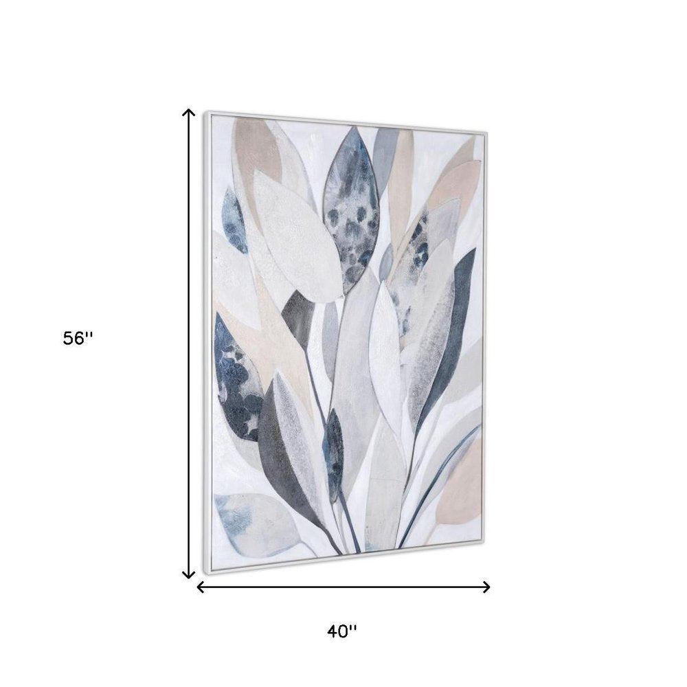 Sonatina II Hand Painted Brown Floater Frame Wall Art HomeRoots