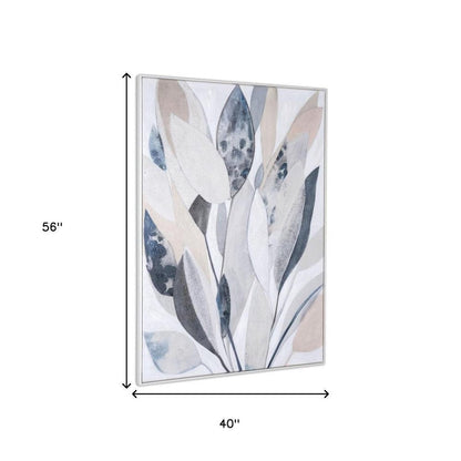 Sonatina II Hand Painted Brown Floater Frame Wall Art HomeRoots