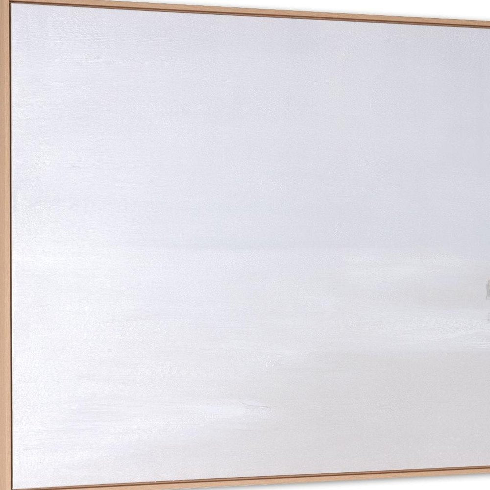 Prelude Hand Painted Brown Floater Frame Wall Art HomeRoots