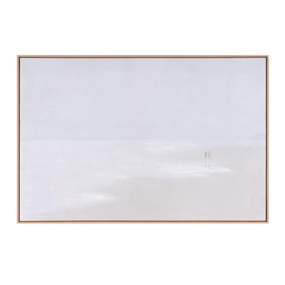 Prelude Hand Painted Brown Floater Frame Wall Art HomeRoots