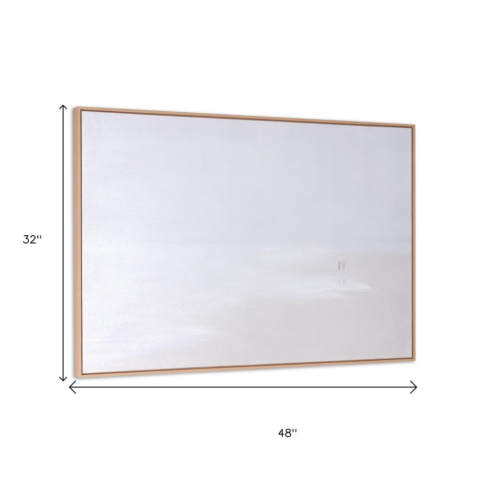 Prelude Hand Painted Brown Floater Frame Wall Art HomeRoots