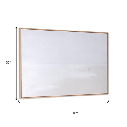 Prelude Hand Painted Brown Floater Frame Wall Art HomeRoots