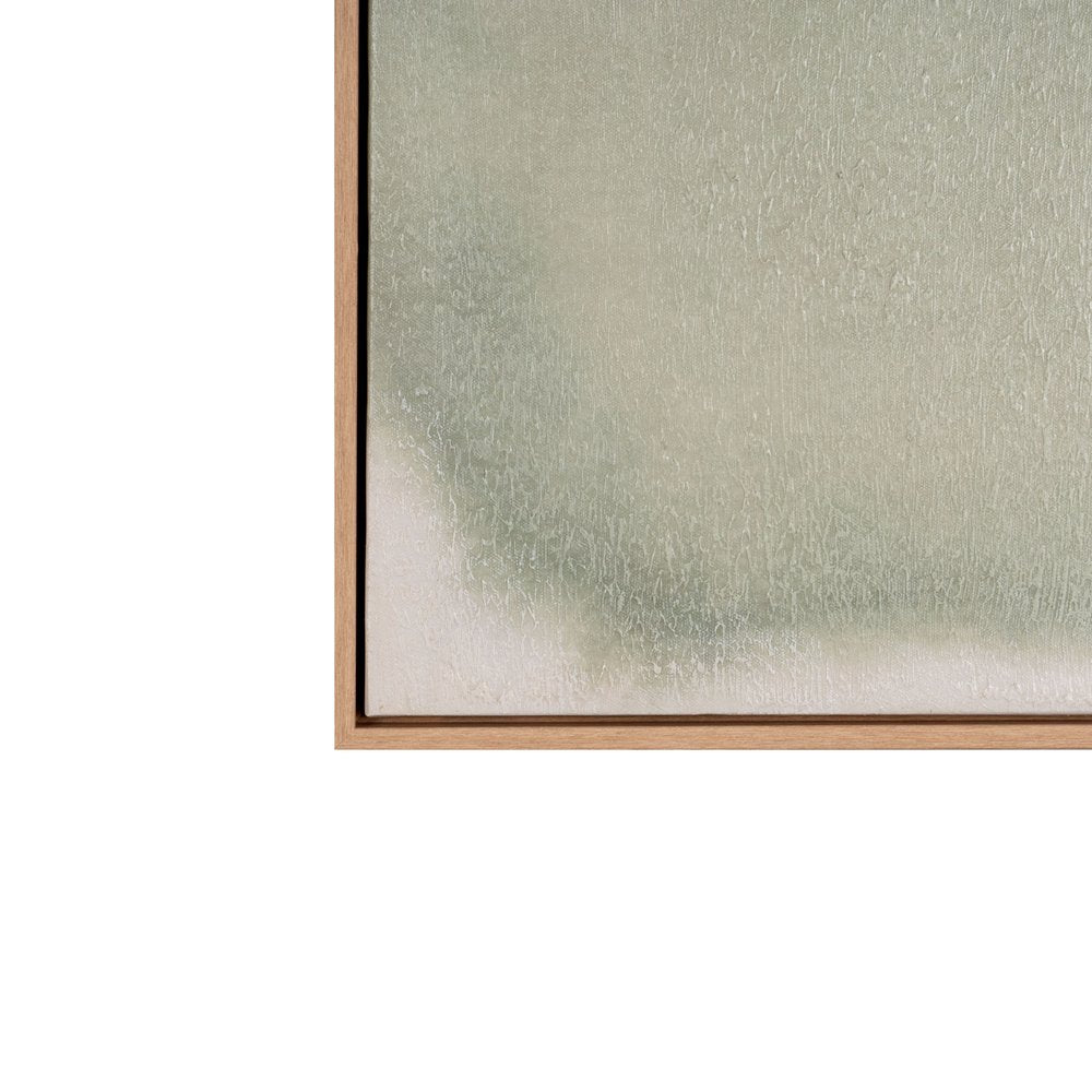 Evergreen Hand Painted Brown Floater Frame Wall Art HomeRoots