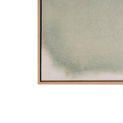 Evergreen Hand Painted Brown Floater Frame Wall Art HomeRoots