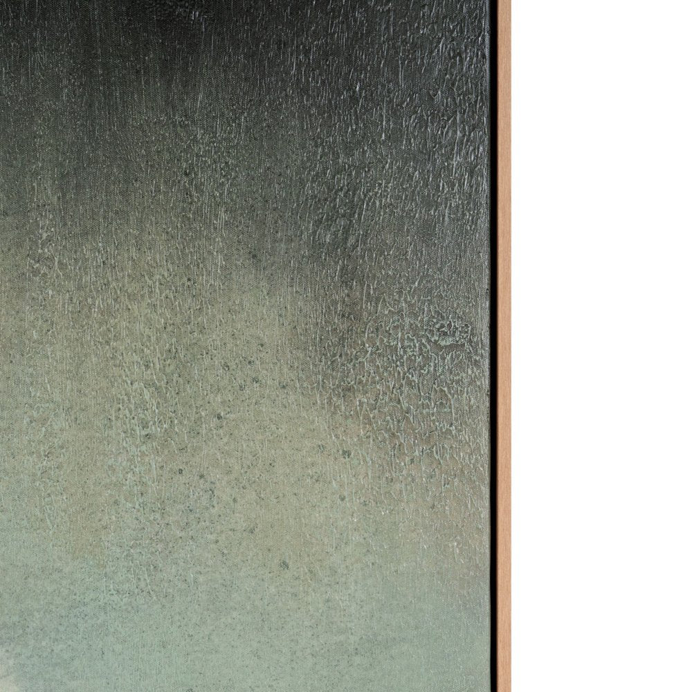Evergreen Hand Painted Brown Floater Frame Wall Art HomeRoots