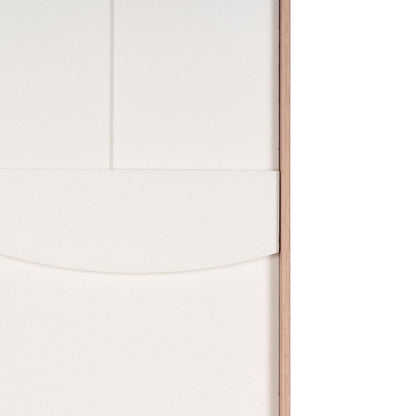 White Minimalist Geo Brown Shadowbox Wall Art HomeRoots
