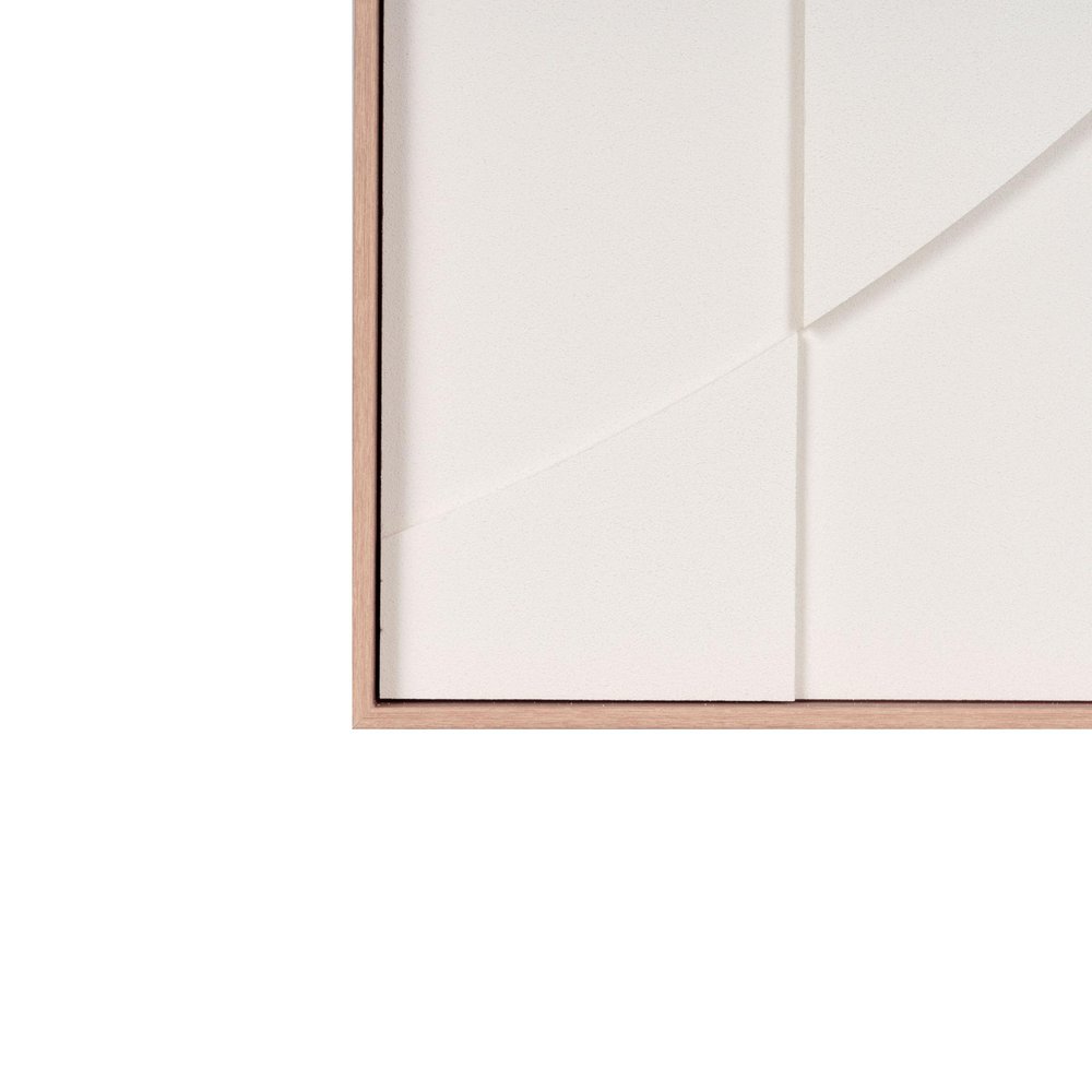 White Geo Brown Shadowbox Wall Art HomeRoots
