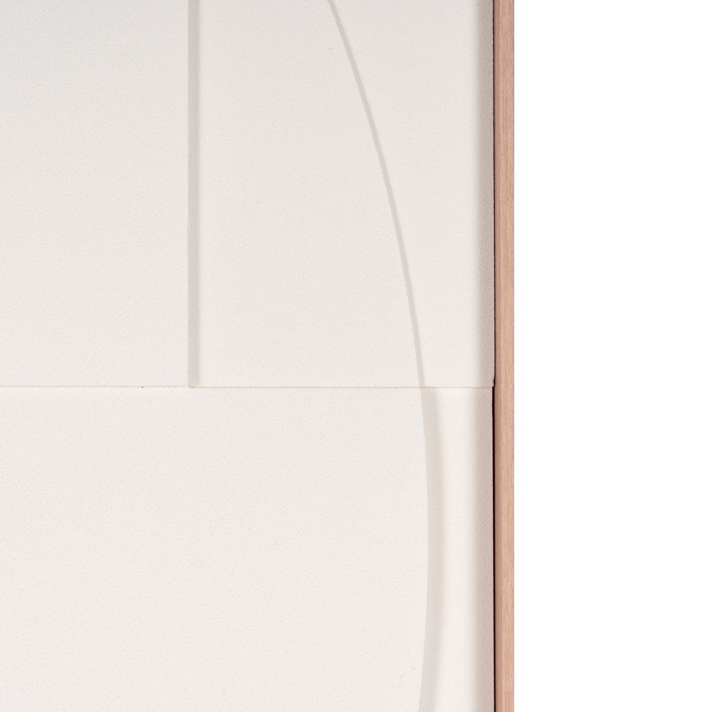 White Geo Brown Shadowbox Wall Art HomeRoots