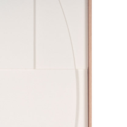 White Geo Brown Shadowbox Wall Art HomeRoots