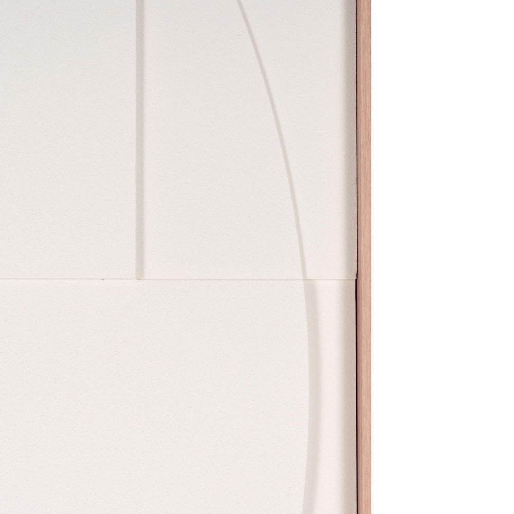 White Geo Brown Shadowbox Wall Art HomeRoots