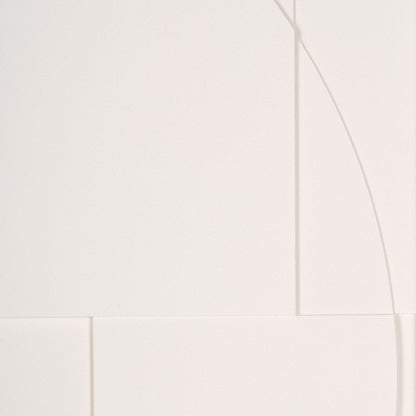 White Geo Brown Shadowbox Wall Art HomeRoots