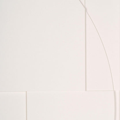 White Geo Brown Shadowbox Wall Art HomeRoots