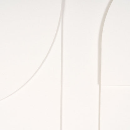 White Geo Mache Brown Shadowbox Wall Art HomeRoots