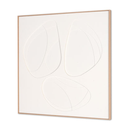 White Geo Trio Brown Shadowbox Wall Art HomeRoots
