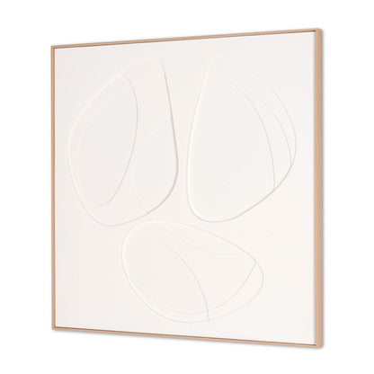 White Geo Trio Brown Shadowbox Wall Art HomeRoots