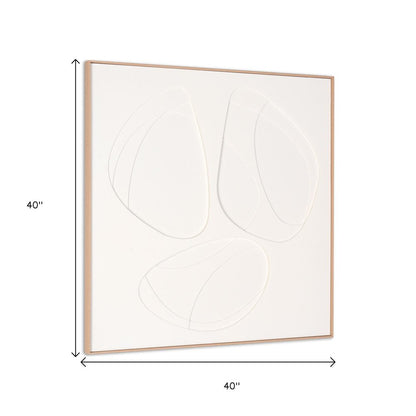 White Geo Trio Brown Shadowbox Wall Art HomeRoots