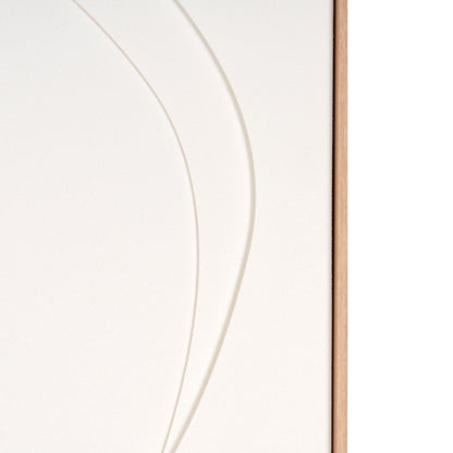 White Geo Trio Brown Shadowbox Wall Art HomeRoots