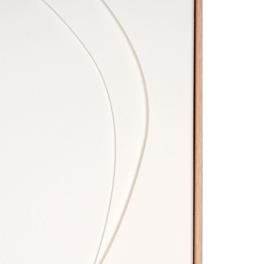 White Geo Trio Brown Shadowbox Wall Art HomeRoots