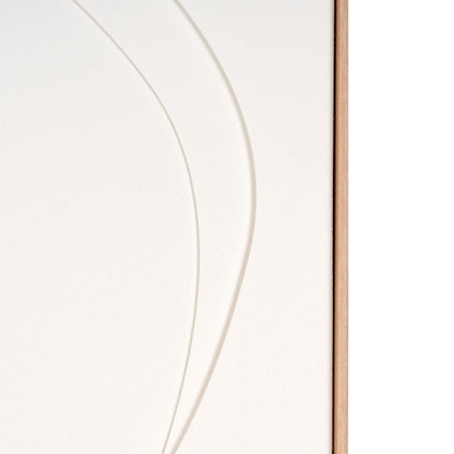 White Geo Trio Brown Shadowbox Wall Art HomeRoots