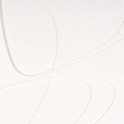 White Curvy Geo Trio Brown Shadowbox Wall Art HomeRoots
