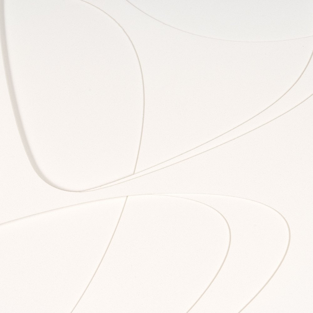 White Curvy Geo Trio Brown Shadowbox Wall Art HomeRoots