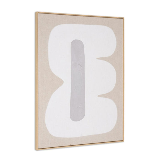 Interval I Hand Painted Brown Floater Frame Wall Art HomeRoots