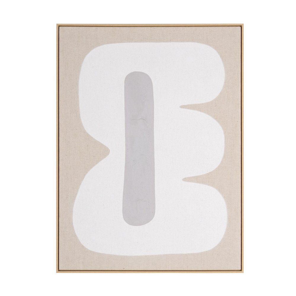 Interval I Hand Painted Brown Floater Frame Wall Art HomeRoots