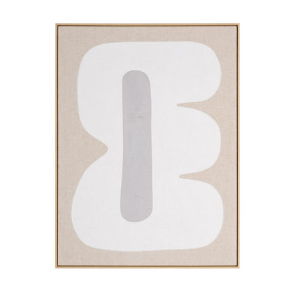 Interval I Hand Painted Brown Floater Frame Wall Art HomeRoots